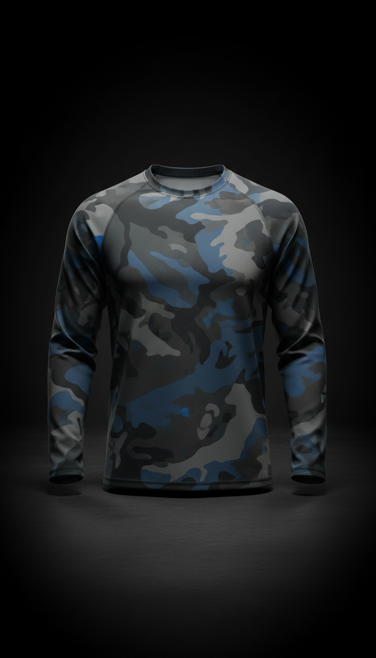 Wool-lined river angler shirt